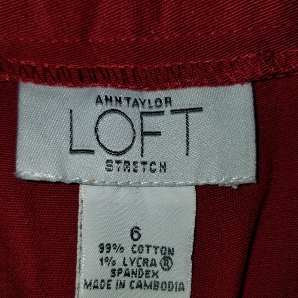 Deep red pants - Picture 4 of 5